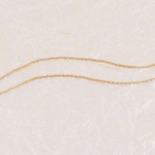 Load image into Gallery viewer, 14K Gold Filled Plus™ Crimped Oval Link Chain Necklace: Gold / 20"+2"