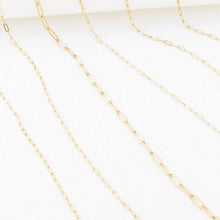 Load image into Gallery viewer, 14K Gold Filled PLUS™ 2.5MM Paperclip Chain Necklace: 30"