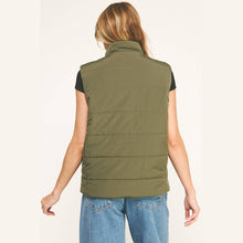 Load image into Gallery viewer, Olive Puffer Vest