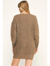 Load image into Gallery viewer, Taupe Sweater Dress