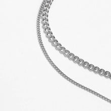 Load image into Gallery viewer, Stainless Steel Curb Chain Necklace: 28" / 7mm