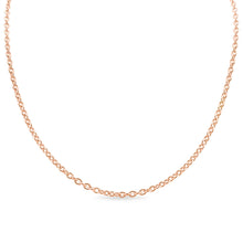 Load image into Gallery viewer, Stainless Steel Loop Chain Necklace: Black / 20"