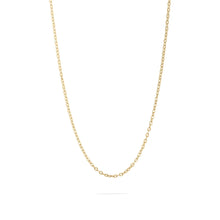 Load image into Gallery viewer, 14K Gold Filled Plus™ Crimped Oval Link Chain Necklace: Gold / 20"+2"