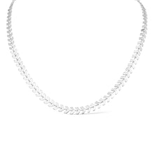 Load image into Gallery viewer, Stainless Steel Chevron Chain Necklace for Women: Stainless / 18"+2" Ext
