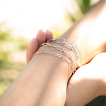 Load image into Gallery viewer, 18K Gold PVD Stainless Steel Paperclip Chain By The Foot: Stainless / 2.5mm