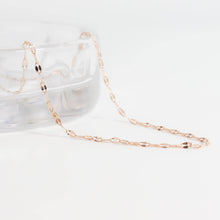 Load image into Gallery viewer, Stainless Steel Lip Chain Necklace: Gold / 16"