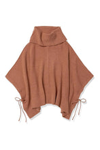 Load image into Gallery viewer, Camel Knit Poncho