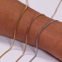 Load image into Gallery viewer, 2.5mm Stainless Steel Diamond Cut Curb Chain - By The Foot: Stainless