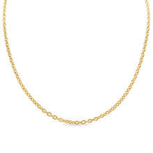 Load image into Gallery viewer, Stainless Steel Loop Chain Necklace: Black / 20"