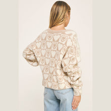 Load image into Gallery viewer, Cozy Heart Cardigan
