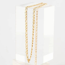 Load image into Gallery viewer, 14K Gold Filled Plus™ Figaro Chain Necklace: 22" / 3mm