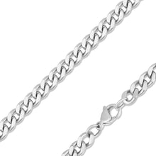 Load image into Gallery viewer, Stainless Steel Curb Chain Necklace: 28" / 7mm
