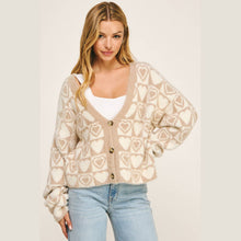 Load image into Gallery viewer, Cozy Heart Cardigan