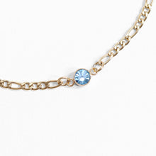 Load image into Gallery viewer, 18K Gold PVD Stainless Steel Birthstone Connector Charm: January / Garnet
