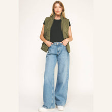 Load image into Gallery viewer, Olive Puffer Vest
