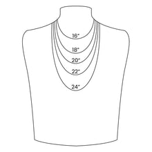 Load image into Gallery viewer, Stainless Steel Loop Chain Necklace: Black / 20"
