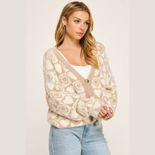 Load image into Gallery viewer, Cozy Heart Cardigan
