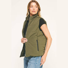 Load image into Gallery viewer, Olive Puffer Vest
