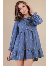 Load image into Gallery viewer, Bow Denim Dress
