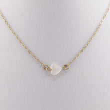 Load image into Gallery viewer, 18K Gold PVD Stainless Steel Shell Heart Connector Charm: Stainless

