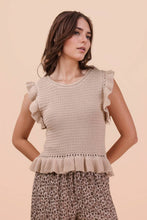 Load image into Gallery viewer, Ruffled Knit Tank
