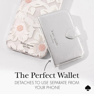 Kate Spade Magsafe Wallet-Silver