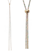 Load image into Gallery viewer, Sparkling Slider Necklace
