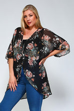 Load image into Gallery viewer, [PLUS] Floral Kimono
