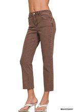 Load image into Gallery viewer, Acid Washed Denim- Mahogany
