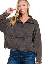 Load image into Gallery viewer, Acid Washed Fleece Pullover
