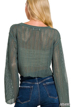 Load image into Gallery viewer, Jade Knitted Crop
