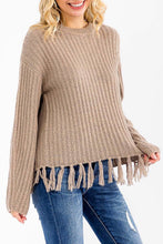 Load image into Gallery viewer, Fynn Fringe Sweater
