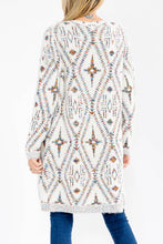 Load image into Gallery viewer, Aztec Fuzzy Cardi

