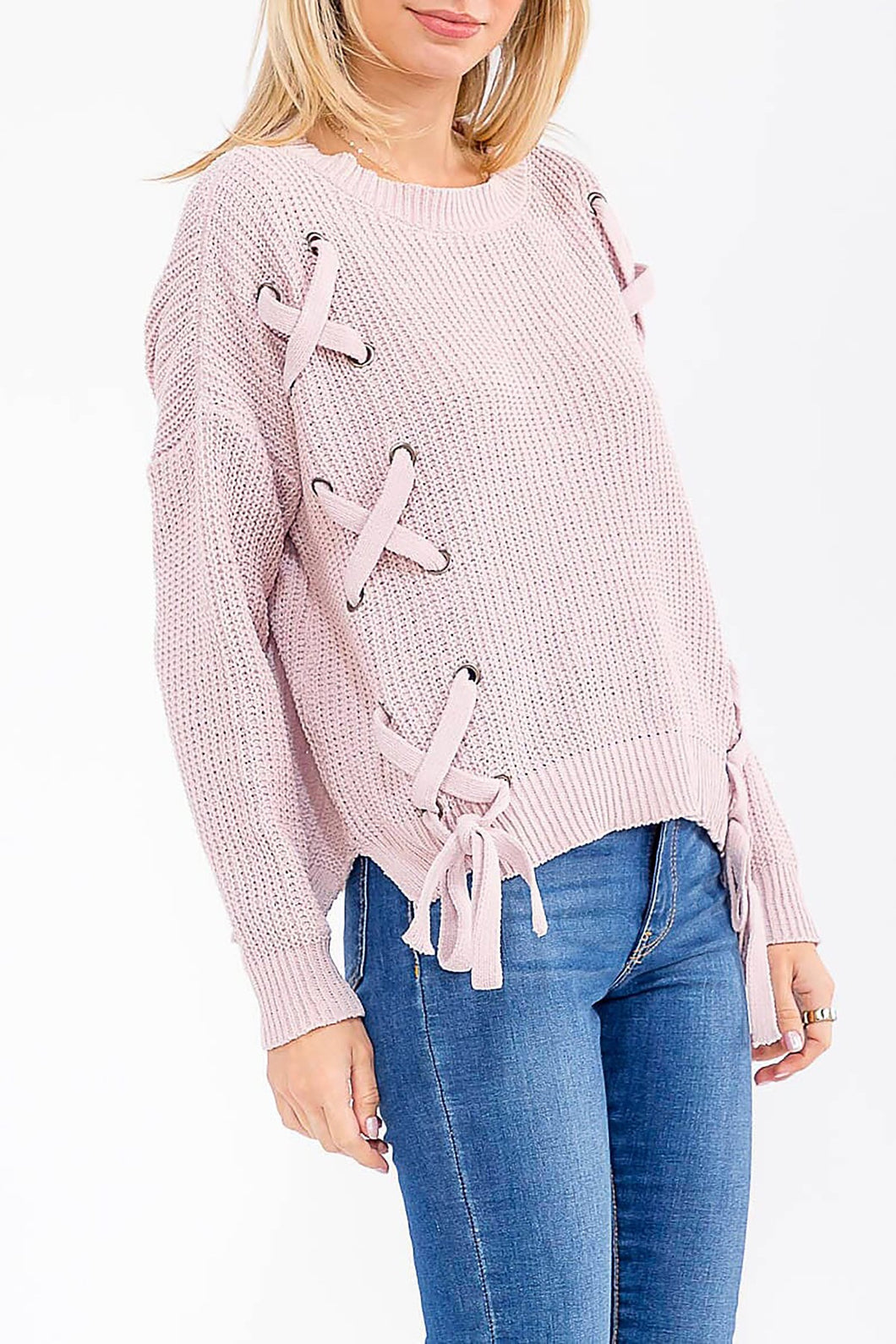 Laced Up Sweater