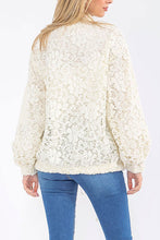 Load image into Gallery viewer, Carli Crochet Shacket
