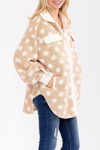 Load image into Gallery viewer, Polka Dot Cozy Jacket
