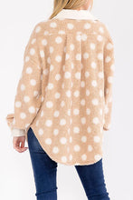 Load image into Gallery viewer, Polka Dot Cozy Jacket
