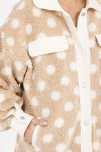 Load image into Gallery viewer, Polka Dot Cozy Jacket
