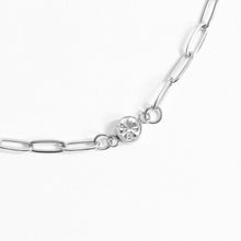 Load image into Gallery viewer, Stainless Steel Cubic Zirconia Birthstone Connector Charms: July / Ruby
