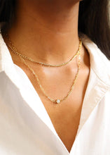 Load image into Gallery viewer, 18K Gold PVD Stainless Steel Birthstone Connector Charm: May / Emerald

