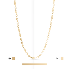 Load image into Gallery viewer, 14K Gold Filled PLUS™ 2.5MM Paperclip Chain Necklace: 30"
