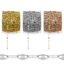 Load image into Gallery viewer, 2mm Stainless Steel Lip Chain By The Foot: Rose
