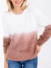 Load image into Gallery viewer, Mauve Fuzzy Sweater
