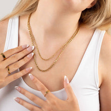 Load image into Gallery viewer, 14K Gold Filled Plus™ Figaro Chain Necklace: 22" / 3mm
