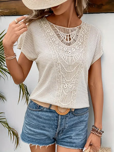 Olivia Boho Top-Cream