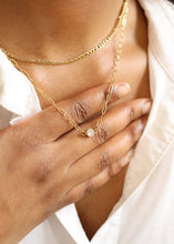 Load image into Gallery viewer, 18K Gold PVD Stainless Steel Birthstone Connector Charm: July / Ruby
