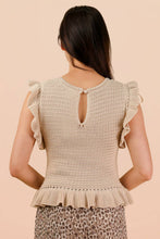 Load image into Gallery viewer, Ruffled Knit Tank
