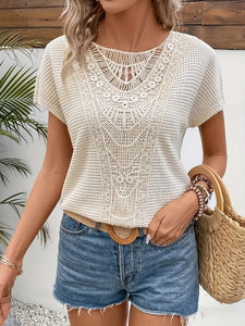 Olivia Boho Top-Cream