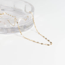 Load image into Gallery viewer, Stainless Steel Lip Chain Necklace: Gold / 16"
