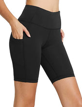 Load image into Gallery viewer, High Waisted Biker Shorts W/Pockets
